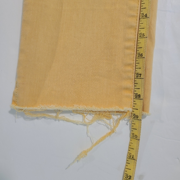 Dear John Playback Cuffed Cropped Straight Leg Jeans Orange Size 27 - Picture 13 of 13